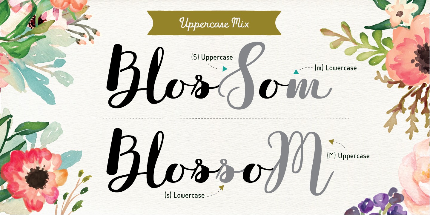 Example font Flowy #14